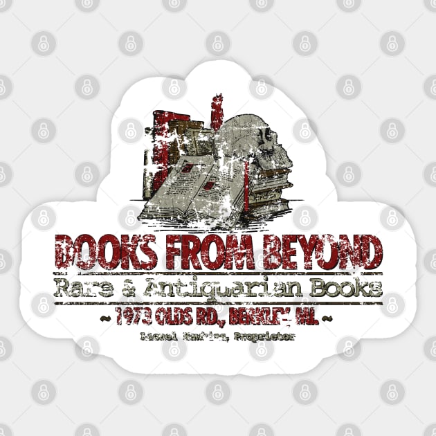 Books from Beyond - Vintage Sticker by JCD666